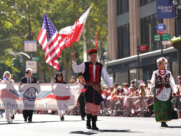 86E Jaarlijkse Polaski Day Parade Oktober 2023 New York Verenigde — Stockfoto