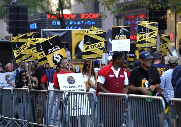 Ottobre 2023 New York Usa Una Protesta Attualmente Corso Alla — Foto Stock