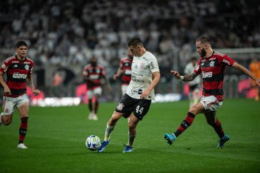 Sao Paulo (SP), Brezilya 10 / 07 / 2023 - BRAZILEIRO, Sao Paulo 'nun doğu bölgesinde CORINTHIANS' a karşı, bu Cumartesi, 7 Ekim 2023.