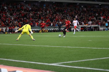 CURITIBA (PR) Brezilya 10 / 08 / 2023 Gol Pablo Shirt 92 'den Athletico PR ile Athletico PR maçı sırasında Bragantino' ya karşı 26. 