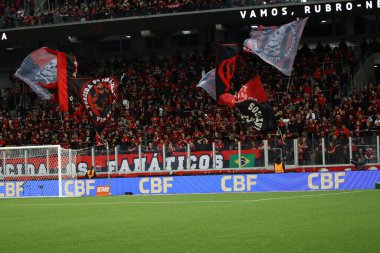 Brezilya 2023 Brezilya Şampiyonası 26. Raundunda Athletico PR ile Bragantino arasında oynanan karşılaşmada CURITIBA (PR) Brezilya 10 / 08 / 2023.