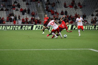 CURITIBA (PR) Brezilya 10 / 08 / 2023 Maç teklifi Athletico PR ile Bragantino 'nun 26. Raunt Brezilya Şampiyonası 2023 için geçerli. Takımlar Ligga Arena 'daki sahaya gidiyor. 