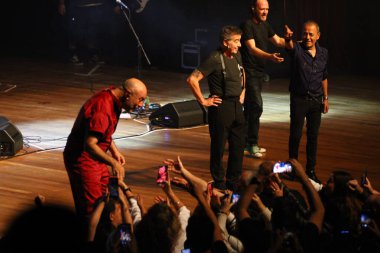 CURITIBA (PR) Brazil 10 / 07 / 2023 - Rock Nacional 'ın en büyük isimlerinden biri olan Banda IRA, 