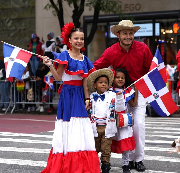 59Th Annual Hispanic Day Parade Outubro 2023 Nova York Eua — Fotografia de Stock