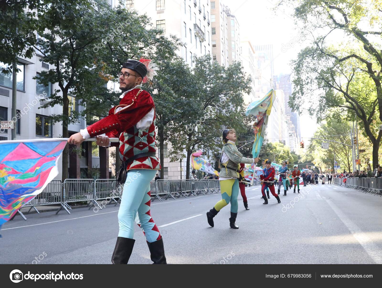 79Th Columbus Day Parade New York October 2023 New York Stock Editorial Photo ©