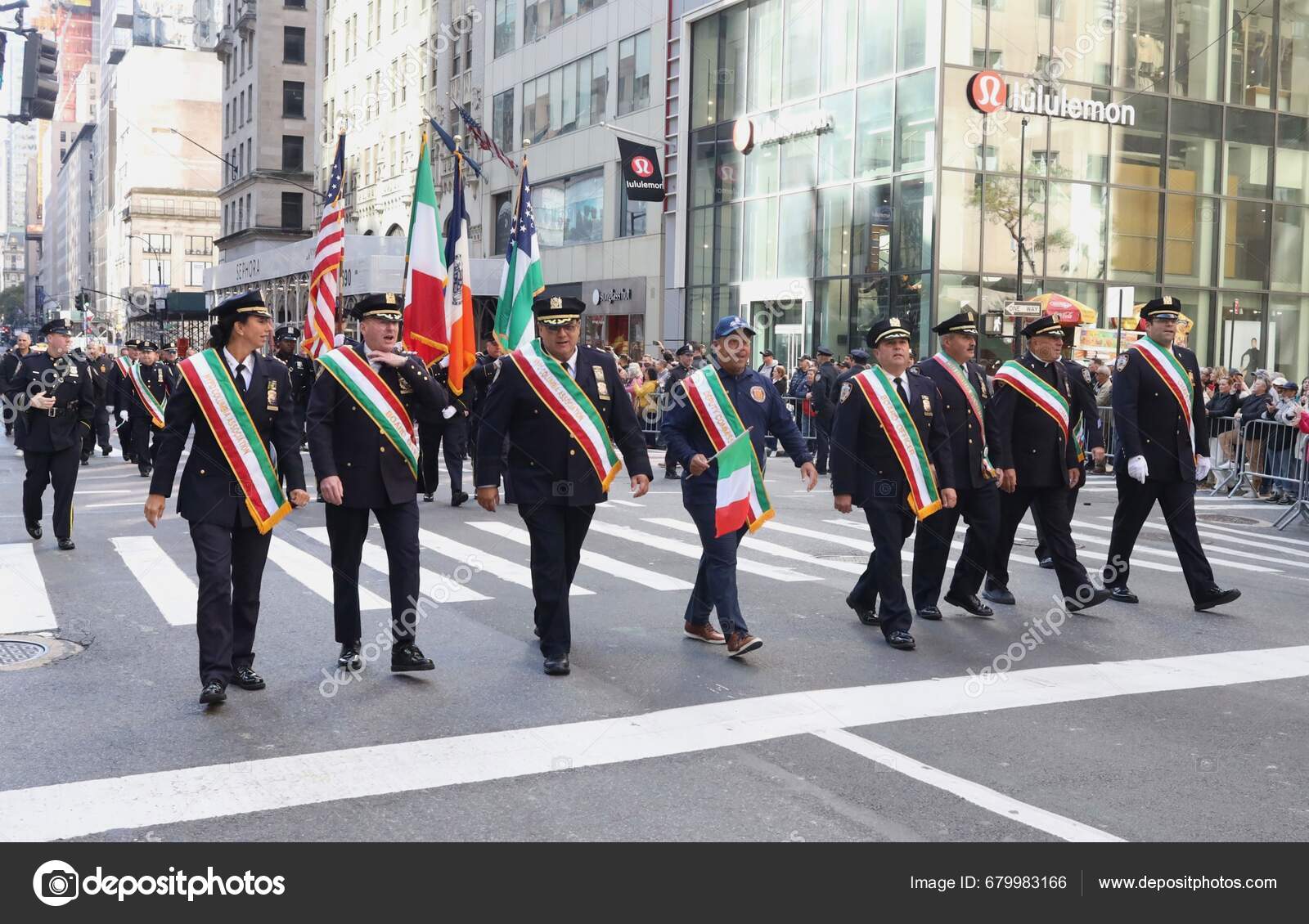 79Th Columbus Day Parade New York October 2023 New York Stock Editorial Photo ©