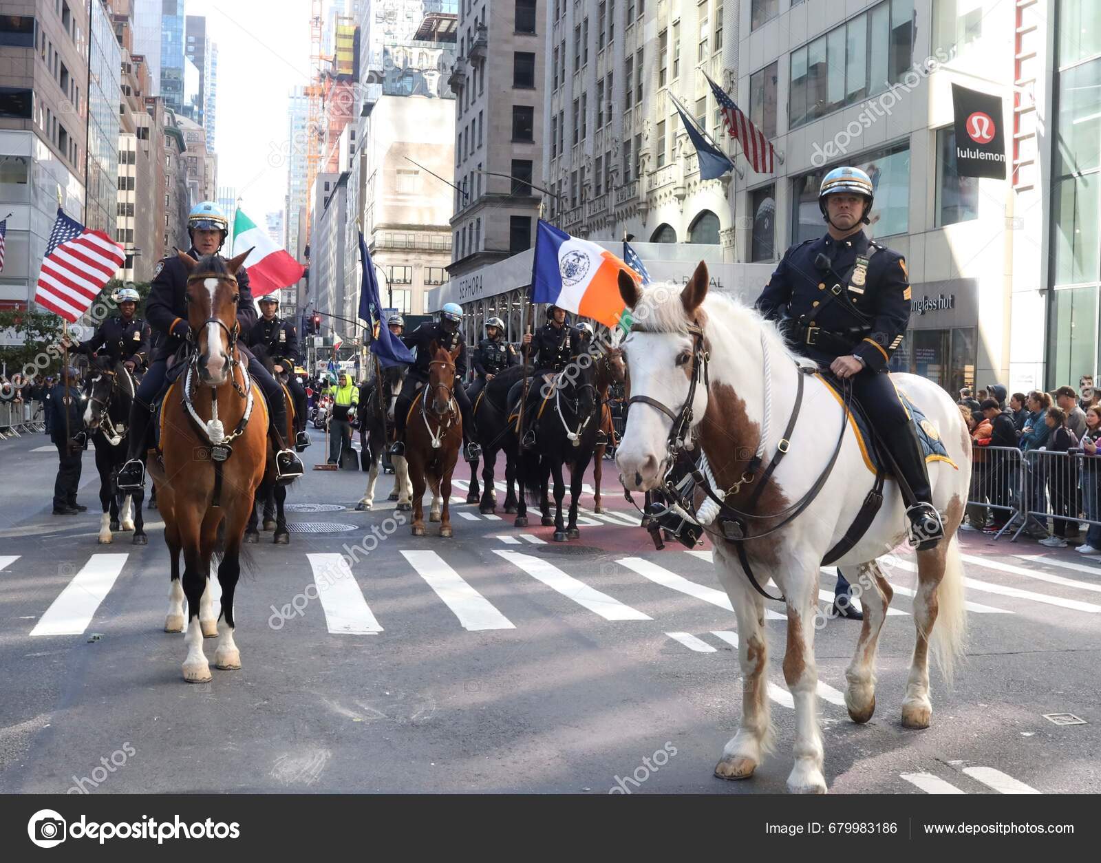 79Th Columbus Day Parade New York October 2023 New York Stock Editorial Photo ©