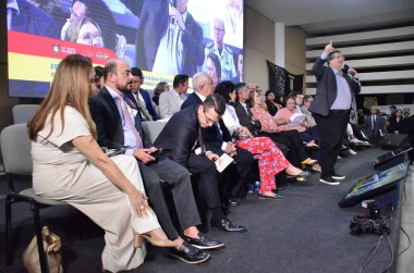 Natal (RN), Brezilya 10 / 11 / 2023 - Adalet Bakanı, Flavio Dino ve Rio Grande do Norte Valisi, Fatima Bezerra, eyaletteki cezaevi sistemini genişletme amaçlı bir proje duyurdu. 