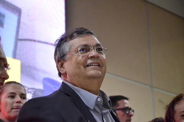 Natal Brazil 2023 Minister Justice Flavio Dino Governor Rio Grande — Stock Photo, Image