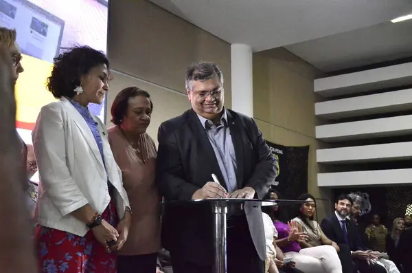 Natal Brezilya 2023 Adalet Bakanı Flavio Dino Rio Grande Norte — Stok fotoğraf