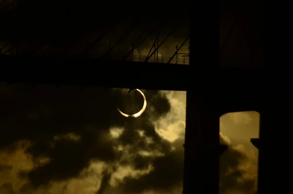 Natal 2023 Potiguares Reúnen Puntos Estratégicos Para Observar Eclipse Solar — Foto de Stock