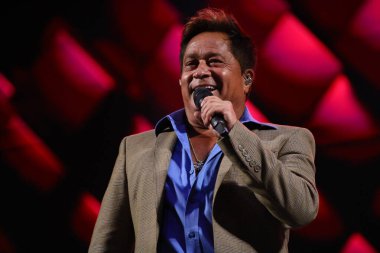 CURITIBA (PR), Brazil 10 / 14 / 2023 - SHOW / CABARE / LEONARDO / BRUNO E MARRONE - Cabare Show with the Performans of Singer Leonardo and the Duo Bruno and Marrone at Pedreira Paulo Leminski in Curitiba (14)).