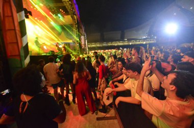NATAL (RN), Brezilya 14 / 10 / 2022 - Bahia 'lı şarkıcı ve aynı zamanda Brezilya Kültür Bakanı Margareth Menezes, Natal RN' de düzenlenen MADA festivalinin 25. yıldönümüne katıldı.. 