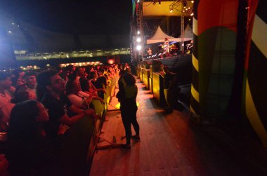 NATAL (RN), Brezilya 14 / 10 / 2022 - Bahia 'lı şarkıcı ve aynı zamanda Brezilya Kültür Bakanı Margareth Menezes, Natal RN' de düzenlenen MADA festivalinin 25. yıldönümüne katıldı.. 