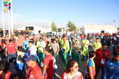 Santiago (Şili), 10 / 17 / 2023 Pan Amerikan Oyunları Organizasyon Komitesi, bu Salı Oyunlara katılan ülkelerin heyetleri için Karşılama Töreni düzenleyecek.