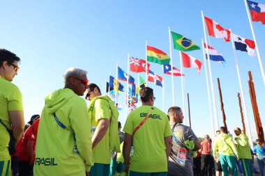 Santiago (Şili), 10 / 17 / 2023 Pan Amerikan Oyunları Organizasyon Komitesi, bu Salı Oyunlara katılan ülkelerin heyetleri için Karşılama Töreni düzenleyecek.