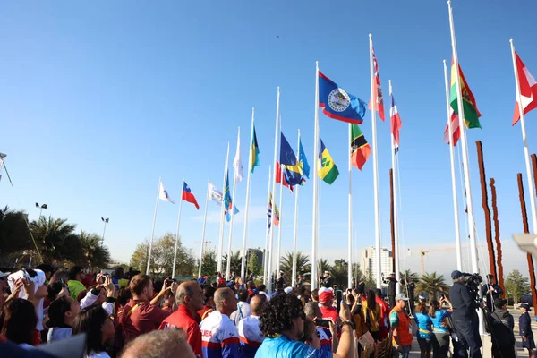 Santiago Chile 2023 Komitet Organizacyjny Igrzysk Panamerykańskich Zorganizuje Wtorek Uroczystość — Zdjęcie stockowe