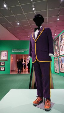 Spike Lee 'nin Brooklyn Müzesi' ndeki sergisi. 07 Ekim 2023, Brooklyn, New York, ABD: Efsanevi film yapımcısı Spike Lee, Brooklyn Müzesi 'nde film, müzik, spor ve sivil haklar üzerindeki etkisini 40 yıl sergiliyor.