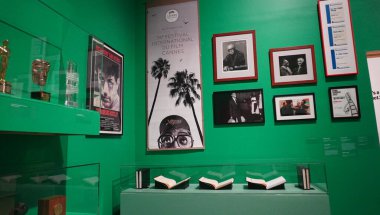 Spike Lee 'nin Brooklyn Müzesi' ndeki sergisi. 07 Ekim 2023, Brooklyn, New York, ABD: Efsanevi film yapımcısı Spike Lee, Brooklyn Müzesi 'nde film, müzik, spor ve sivil haklar üzerindeki etkisini 40 yıl sergiliyor.