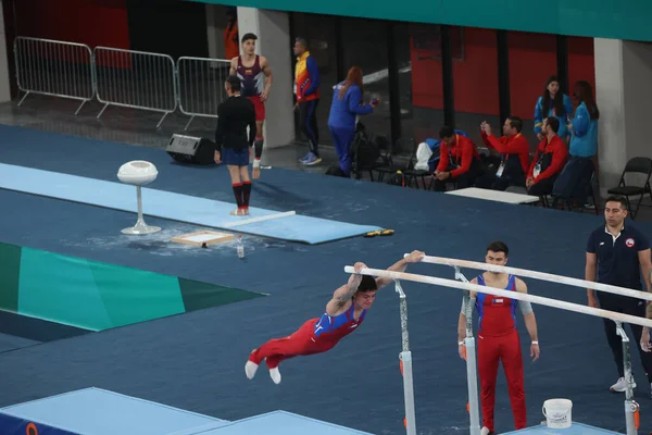 Santiago Chili 2023 Entraînement Gratuit Gymnastique Artistique Masculine Centre Sportif — Photo