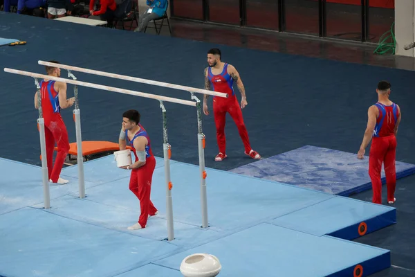 Santiago Chili 2023 Entraînement Gratuit Gymnastique Artistique Masculine Centre Sportif — Photo