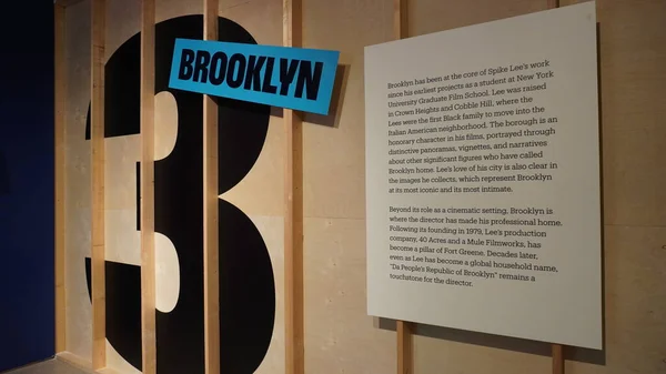 Exposition Spike Lee Brooklyn Museum Octobre 2023 Brooklyn New York — Photo