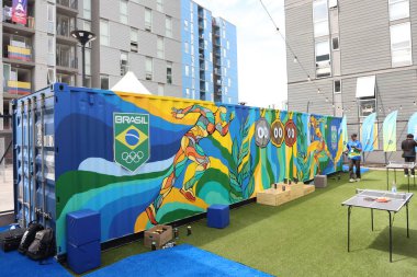 Santiago (Şili), 10 / 19 / 2023 Basın Villa do Pan, Rogerio Sampaio, Santiago 'daki Brezilya misyonunun başı olarak bir tura davet edildi ve Villa do Pan' daki evi tanıttı 