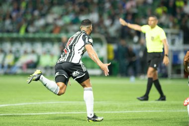 Sao Paulo (SP), Brezilya 10 / 19 / 2023 - BRASILEIRO vs PALMEIRAS Sao Paulo 'nun batı bölgesinde, bu Perşembe, 19 Ekim 2023. 