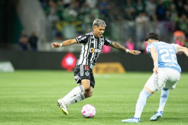 Sao Paulo (SP), Brezilya 10 / 19 / 2023 - BRASILEIRO vs PALMEIRAS Sao Paulo 'nun batı bölgesinde, bu Perşembe, 19 Ekim 2023. 