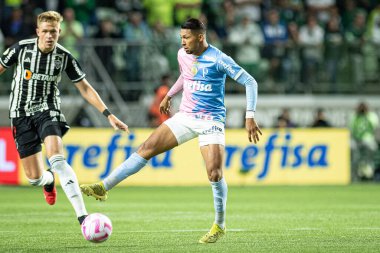 Sao Paulo (SP), Brezilya 10 / 19 / 2023 - BRASILEIRO vs PALMEIRAS Sao Paulo 'nun batı bölgesinde, bu Perşembe, 19 Ekim 2023. 