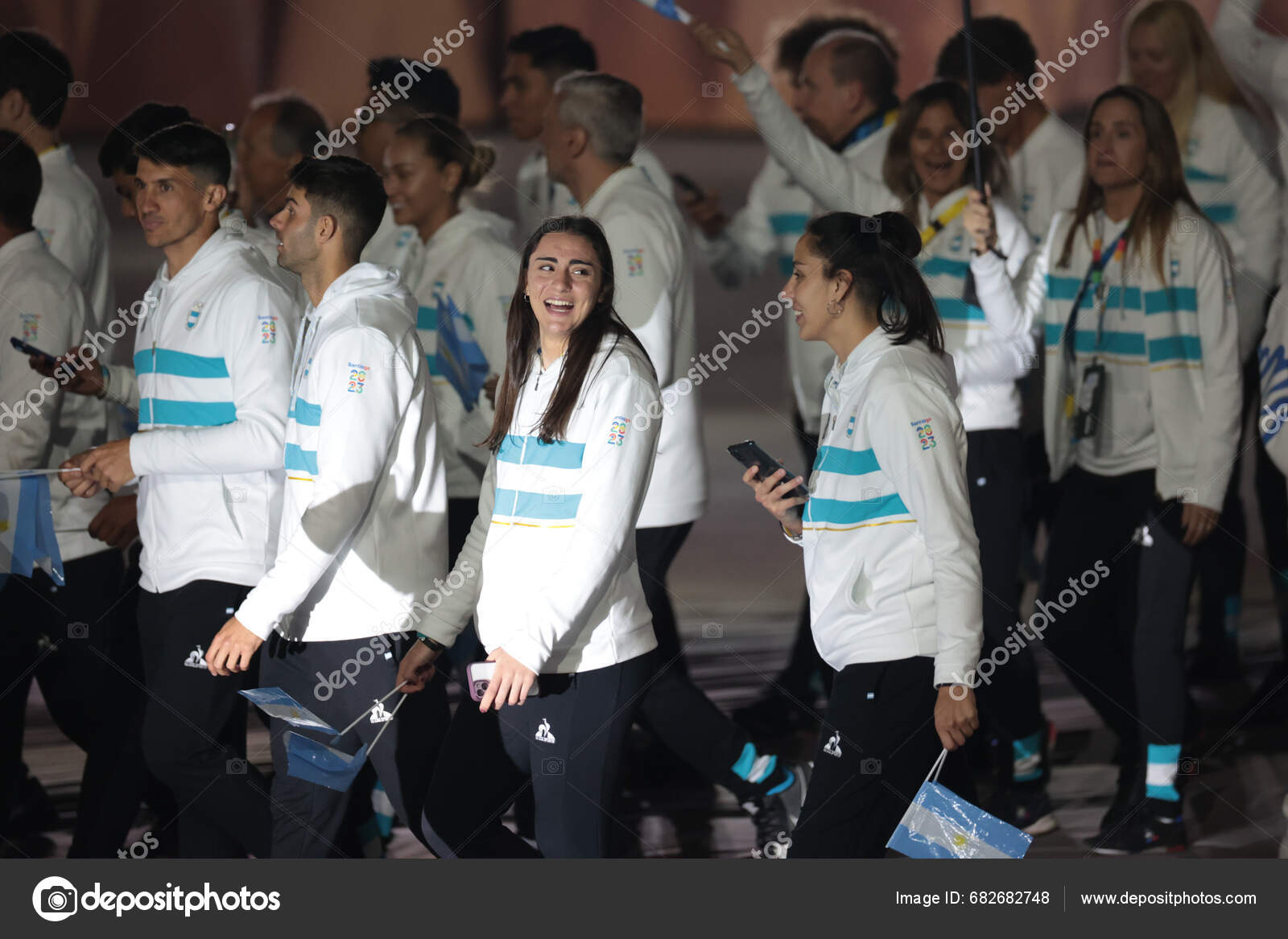 Santiago Chile 2023 Ceremony Opening Games Pan American Chile Opening