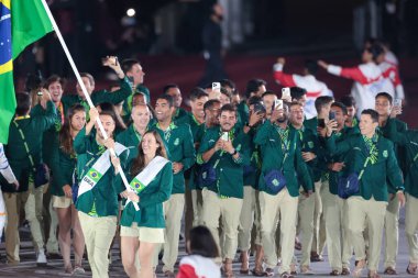 Santiago (CHL), 10 / 20 / 2023 - CEREMONY / OPENING / GAMES / PAN AMERICAN / CHILE - 2023 Pan Amerikan Oyunlarının açılış töreni 20-5 Kasım tarihleri arasında Santiago 'da yapılacak.. 