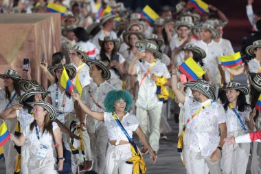 Santiago (CHL), 10 / 20 / 2023 - CEREMONY / OPENING / GAMES / PAN AMERICAN / CHILE - 2023 Pan Amerikan Oyunlarının açılış töreni 20-5 Kasım tarihleri arasında Santiago 'da yapılacak.. 