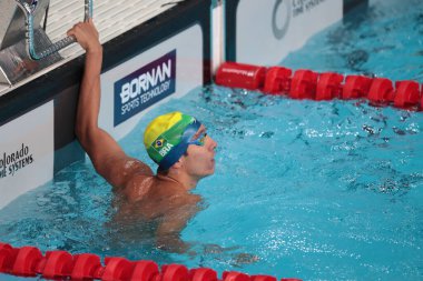 Santiago (CHL), 10 / 20 / 2023 - SwIMMING / 4X100 FREE / WOMEN / GAMES / PAN AMERICAN / CHILE - Erkekler yüzme takımı finalde 3: 16.15 dakika, Şili 'nin Santiago kentindeki Ulusal Stadyumdaki su merkezinde düzenlenen elemelerde en iyi zamanı elde etti.. 