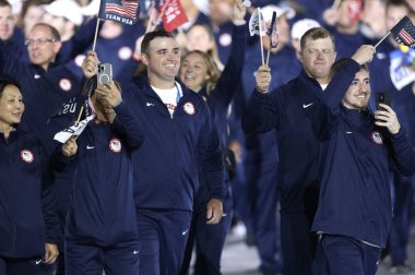 Santiago 'daki 2023 Pan Amerikan Oyunları açılış seremonisi. 20 Ekim 2023, Santiago, Şili: 20 Ekim - 5 Kasım tarihleri arasında Santiago 'da düzenlenen 2023 Pan Amerikan Oyunlarının açılış töreni 