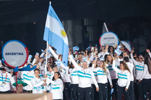 Santiago Cile 2023 Ceremonia Apertura Giochi Pan American Cile Cerimonia — Foto Stock