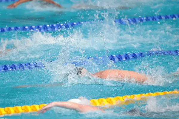 Santiago Chl 2023 Nadando 4X100 Gratis Mujeres Juegos Pan American —  Fotos de Stock