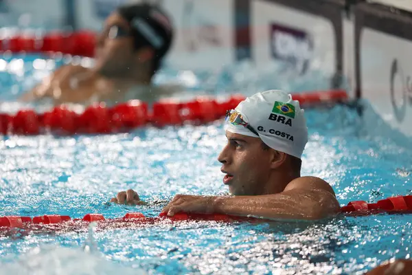 Santiago Chl 2023 Nadando 400M Libertad Hombre Juegos Pan American —  Fotos de Stock