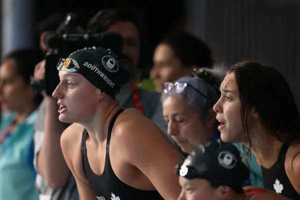 Santiago Chl 2023 Swimming Finale 4X100M Libre Féminin Avec Canada — Photo