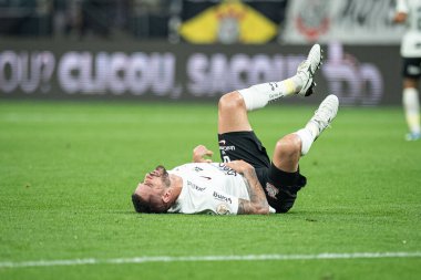 Sao Paulo, Brezilya - 10 / 22 / 2023: Sao Paulo 'daki BRASILEIRO ve CORINTHIANS maçı, bu Pazar, 22 Ekim 2023. 