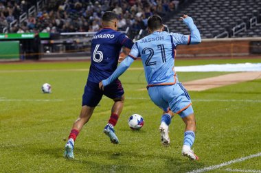 2023 MLS Normal Sezon, Karar Günü Maç 34, Nycfc Chicago Yangınına Karşı. 21 Ekim 2023, CITI Field, New York, ABD: Bu gece Citi Field 'da oynanan heyecanlı bir Karar Günü maçında, New York City Futbol Kulübü Chicago karşısında 1-0' lık bir zafer kazandı. 