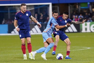2023 MLS Normal Sezon, Karar Günü Maç 34, Nycfc Chicago Yangınına Karşı. 21 Ekim 2023, CITI Field, New York, ABD: Bu gece Citi Field 'da oynanan heyecanlı bir Karar Günü maçında, New York City Futbol Kulübü Chicago karşısında 1-0' lık bir zafer kazandı. 