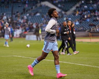 2023 MLS Normal Sezon, Karar Günü Maç 34, Nycfc Chicago Yangınına Karşı. 21 Ekim 2023, CITI Field, New York, ABD: Bu gece Citi Field 'da oynanan heyecanlı bir Karar Günü maçında, New York City Futbol Kulübü Chicago karşısında 1-0' lık bir zafer kazandı. 