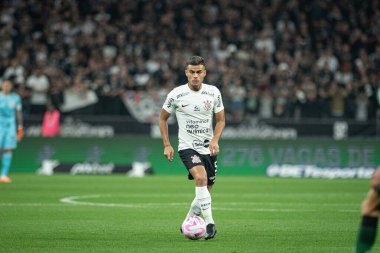 Sao Paulo, Brezilya - 10 / 22 / 2023: Sao Paulo 'daki BRASILEIRO ve CORINTHIANS maçı, bu Pazar, 22 Ekim 2023. 