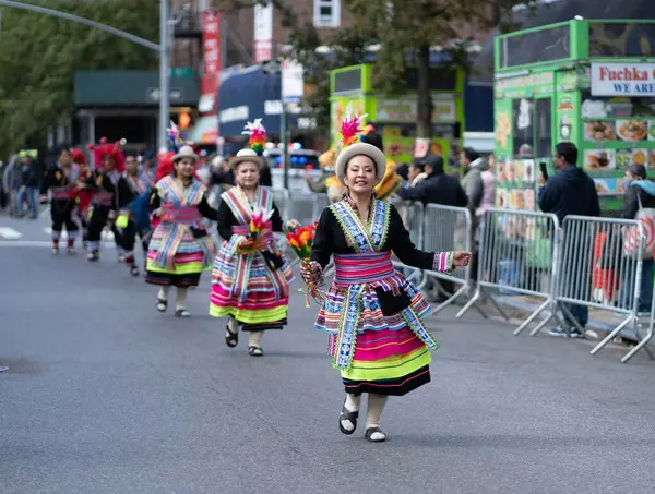Ekim 2023 Queens New York Abd Queens Bolivian Parade Nyc — Stok fotoğraf