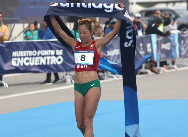 Womens Marathon Race Pan American Games Ottobre Santiago Del Cile — Foto Stock