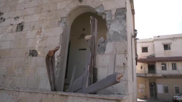 Απόηχος Του Βομβαρδισμού Του Νοσοκομείου Βαπτιστών Στη Γάζα Οκτωβρίου 2023 — Αρχείο Βίντεο