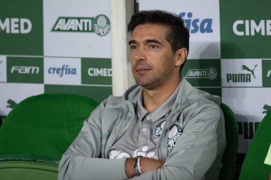 Sao Paulo, Brezilya - 25 Ekim 2023: Sao Paulo 'lu BRASILEIRO ile PALMEIRAS arasındaki futbol maçı, bu Çarşamba