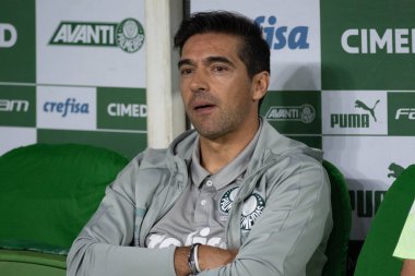 Sao Paulo, Brezilya - 25 Ekim 2023: Sao Paulo 'lu BRASILEIRO ile PALMEIRAS arasındaki futbol maçı, bu Çarşamba