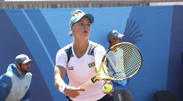 Santiago Chili Octobre 2023 Finale Tennis Individuel Féminin Entre Brésilienne — Photo